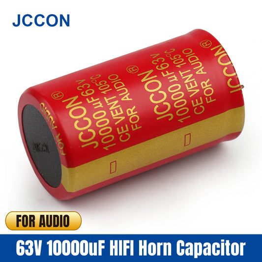 High temperature 105℃ electrolytic capacitor 63V 10000uF for HiFi tube amplifier with copper pin