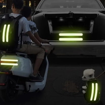 High visibility reflective car safety sticker