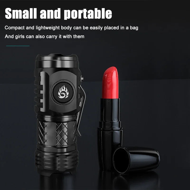 LED head torch for hiking and emergency lighting