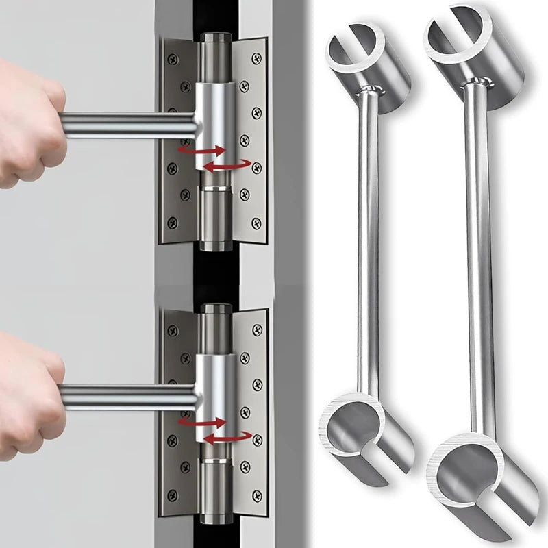 Double head door hinge gap adjusting wrench for hinge repair and installation