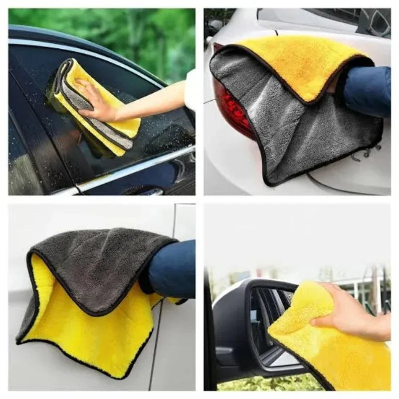 Soft microfiber wiping rag for home and car