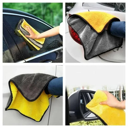 Soft microfiber wiping rag for home and car