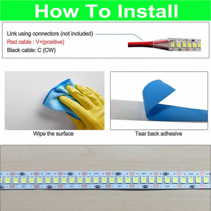 LED strip light for home decor and backlight