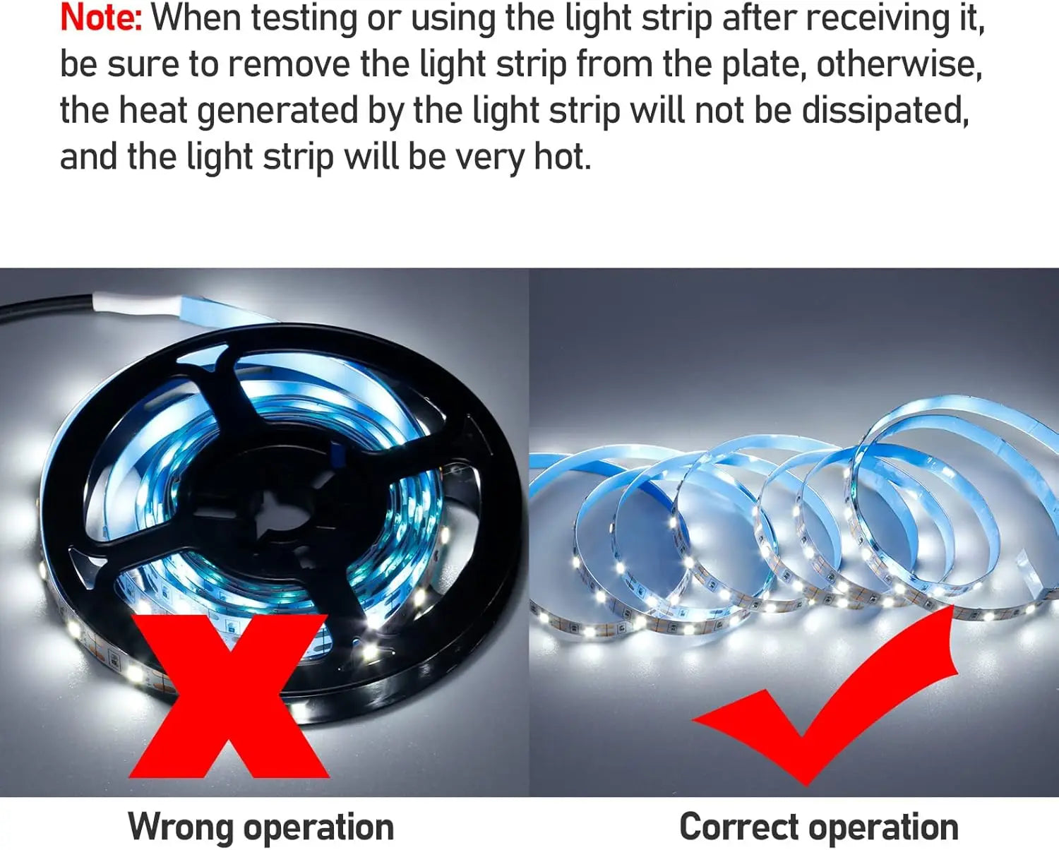 Flexible LED lighting tape for home decor