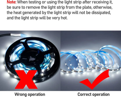 Flexible LED lighting tape for home decor