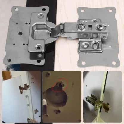 Home repair tool for hinge and door reinforcement