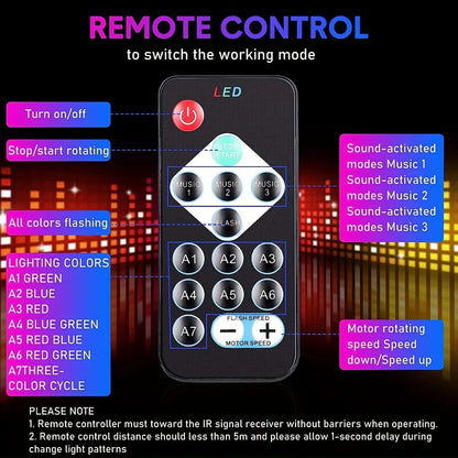 LED disco ball light for home KTV and bar parties