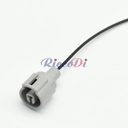 1 Pin grey automotive wiring harness sensor connector installed in Honda vehicle system for secure and long-lasting performance