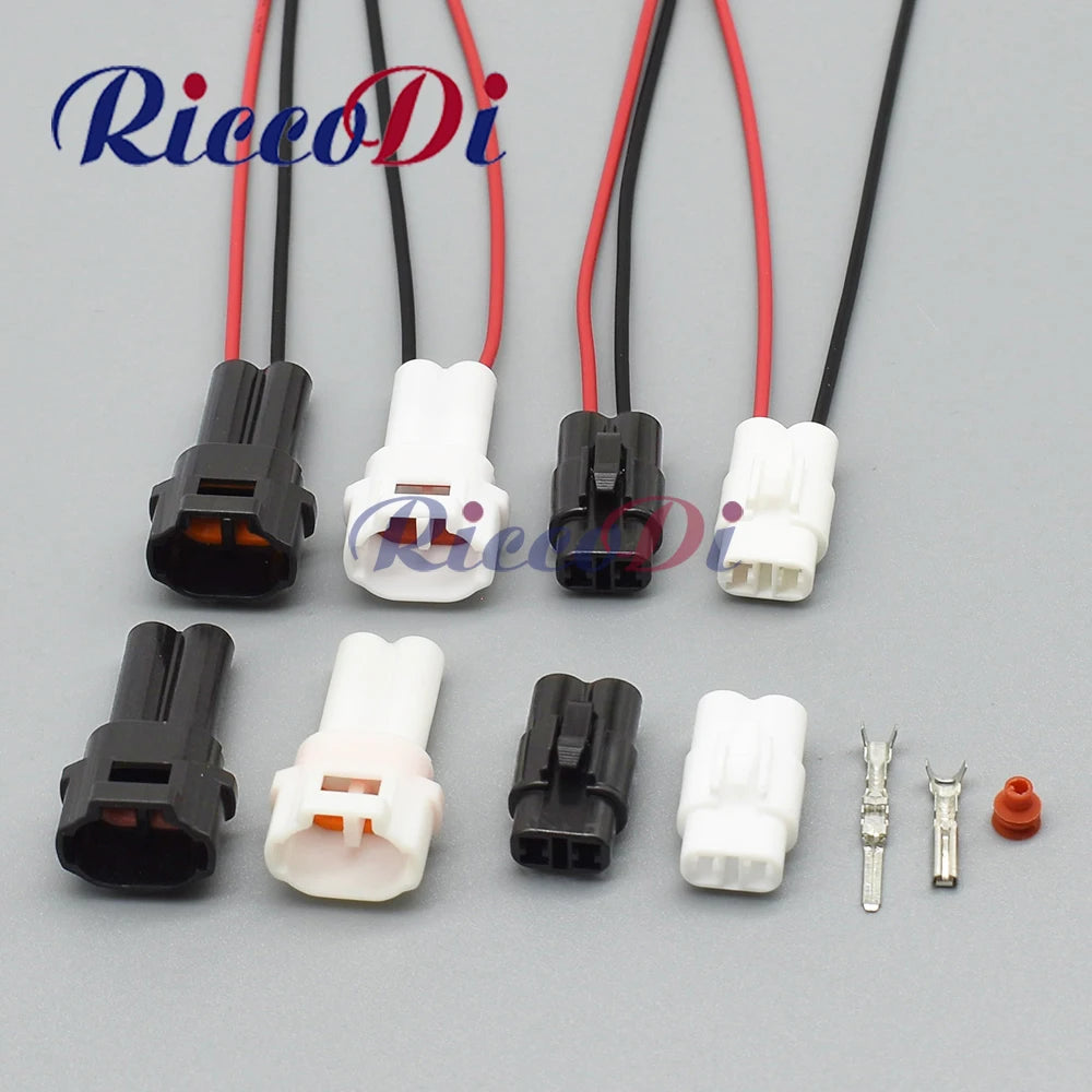 2 pin waterproof auto connector plug with male and female housing for Honda vehicles MT090 6187-2171 6180-2181