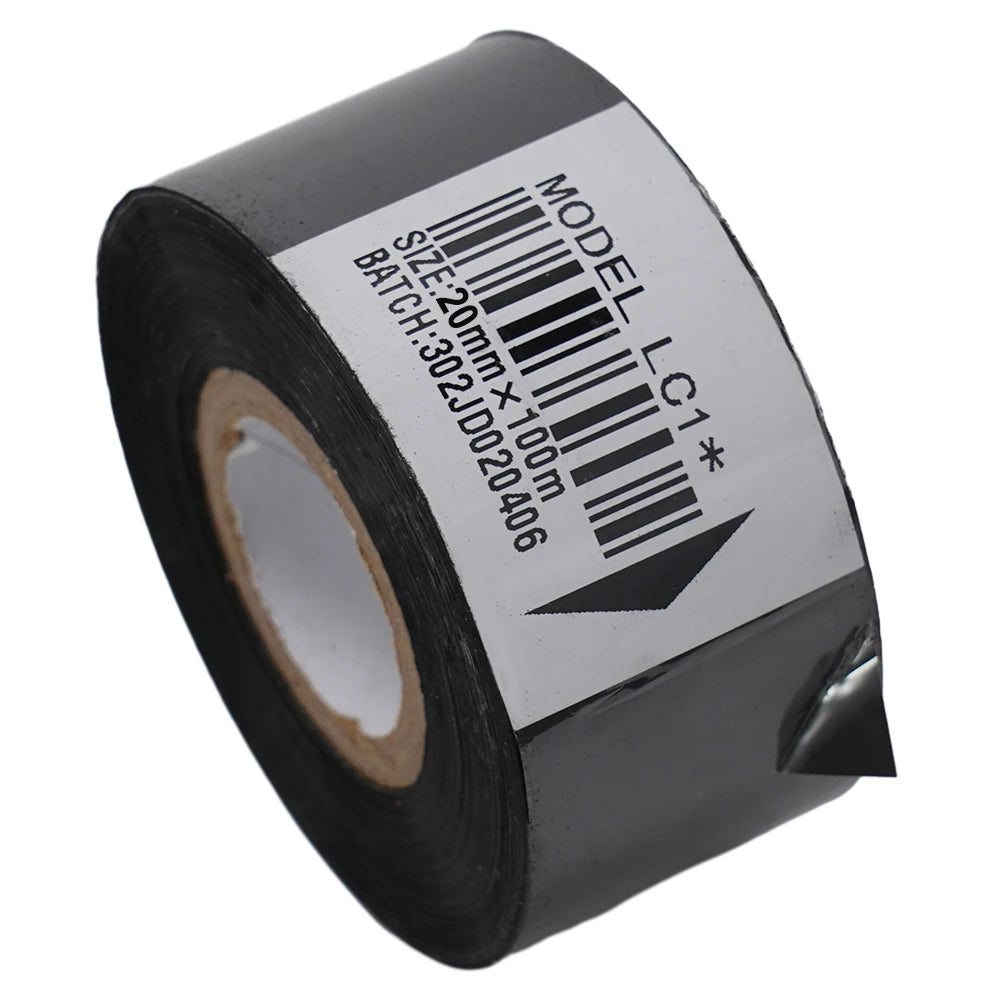 Black Printer Ribbon HP-241 DY-8 Date Printer Coding LC1 Tape 20mm×100 ...