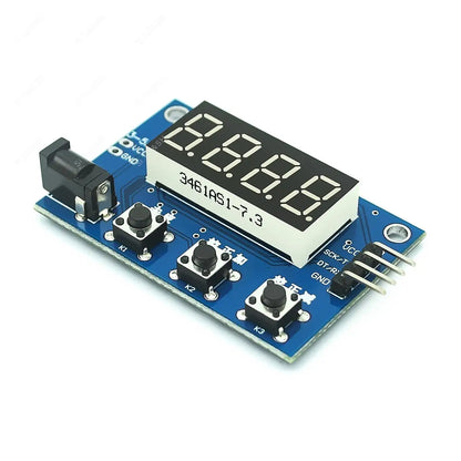HX711 24-bit load cell weight sensor module with display, suitable for electronic weighing, pressure measurement, and DIY electronics projects