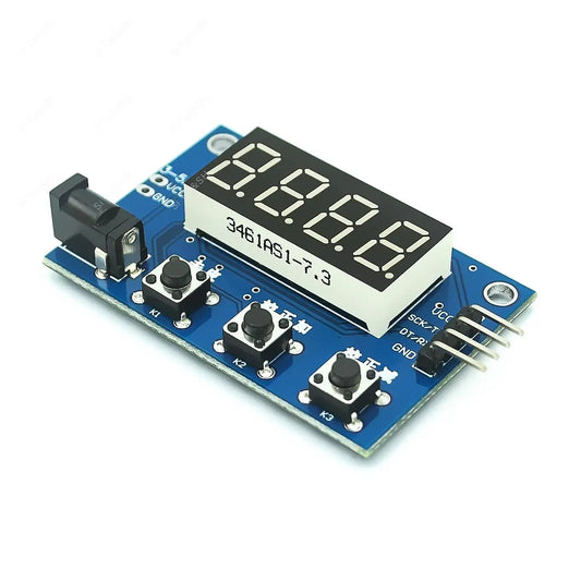 HX711 24-bit load cell weight sensor module with display, suitable for electronic weighing, pressure measurement, and DIY electronics projects