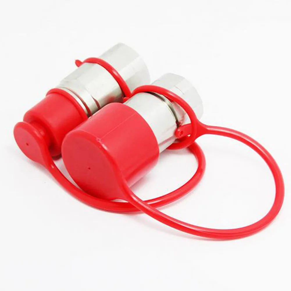 Hydraulic Quick Connector Dust Cap, Straight Through Coupler, 15mm Por ...