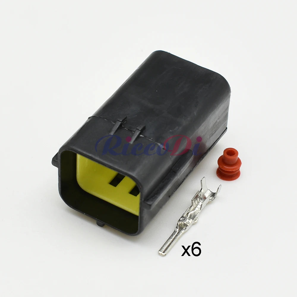 Hyundai Denso 6 pin accelerator pedal sensor connector female male waterproof 174262-2 174264-2 174265-7