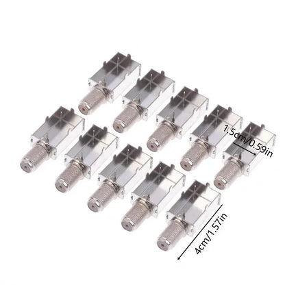 IF2414F coaxial cable connector with shielding