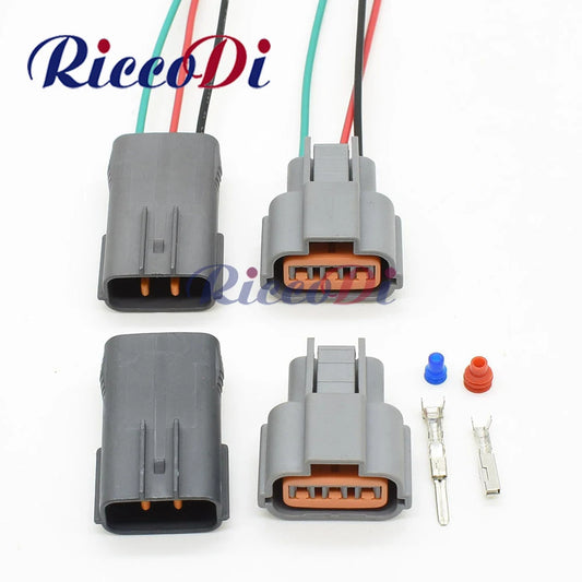 3-Pin PU465-03127 PU475-03900 high-voltage ignition coil waterproof connector car socket for Mitsubishi full view