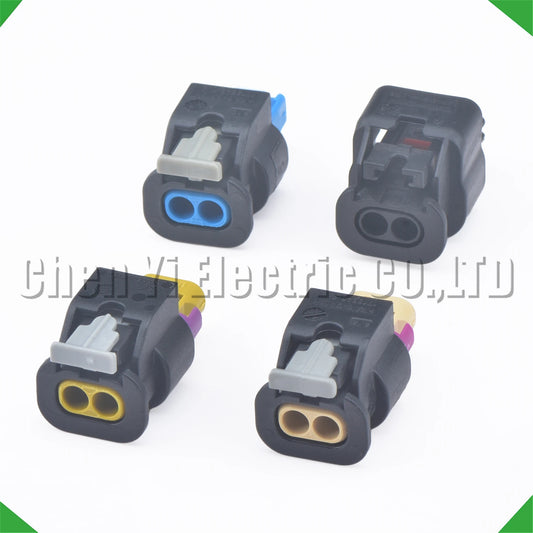 Ignition coil and solenoid waterproof connector plug
