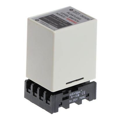 Industrial floatless level relay with base