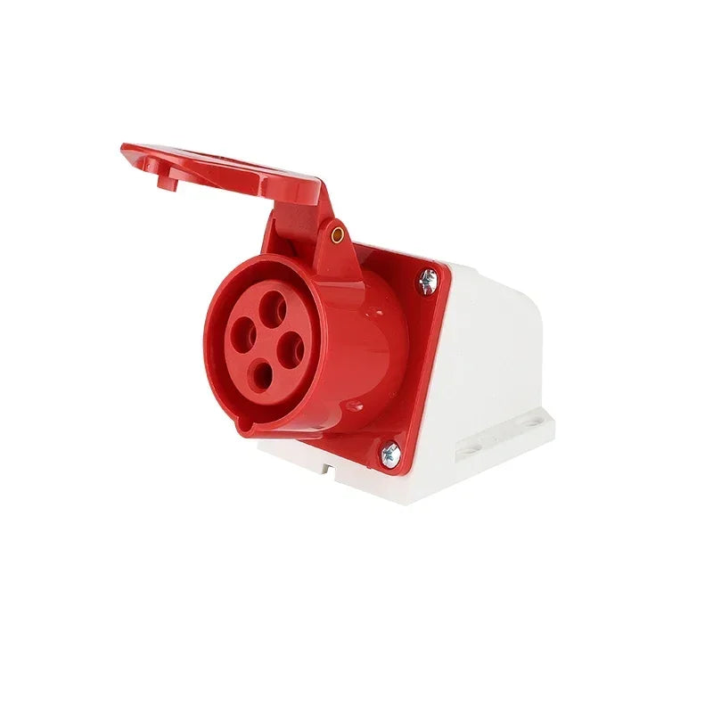 series of industrial waterproof plug and socket connectors 3PIN 4PIN 5PIN 16A 32A for electrical applications