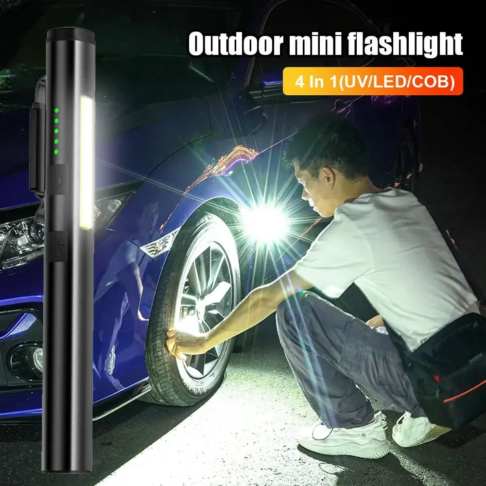 UV LED pen light for inspection and detailing