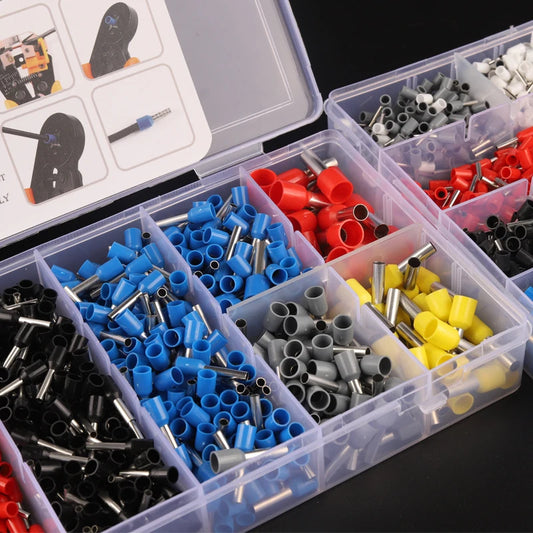 Insulated terminal block VE series for secure cord end and electrical wiring connections