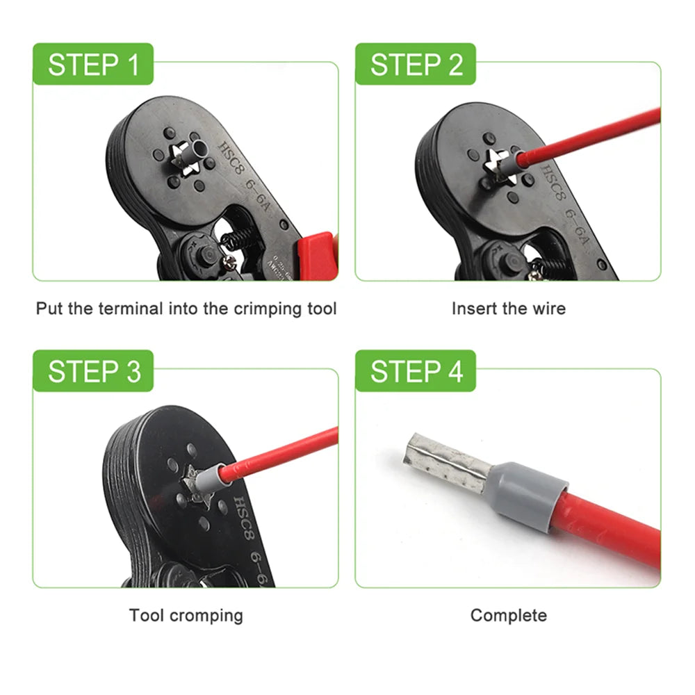 VE insulated wire terminal connectors for electrical projects