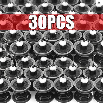 Interior door panel snap fastener clip for easy car panel installation