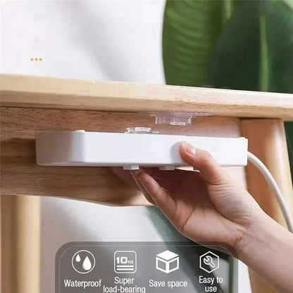 Invisible traceless snap hook wall storage holder