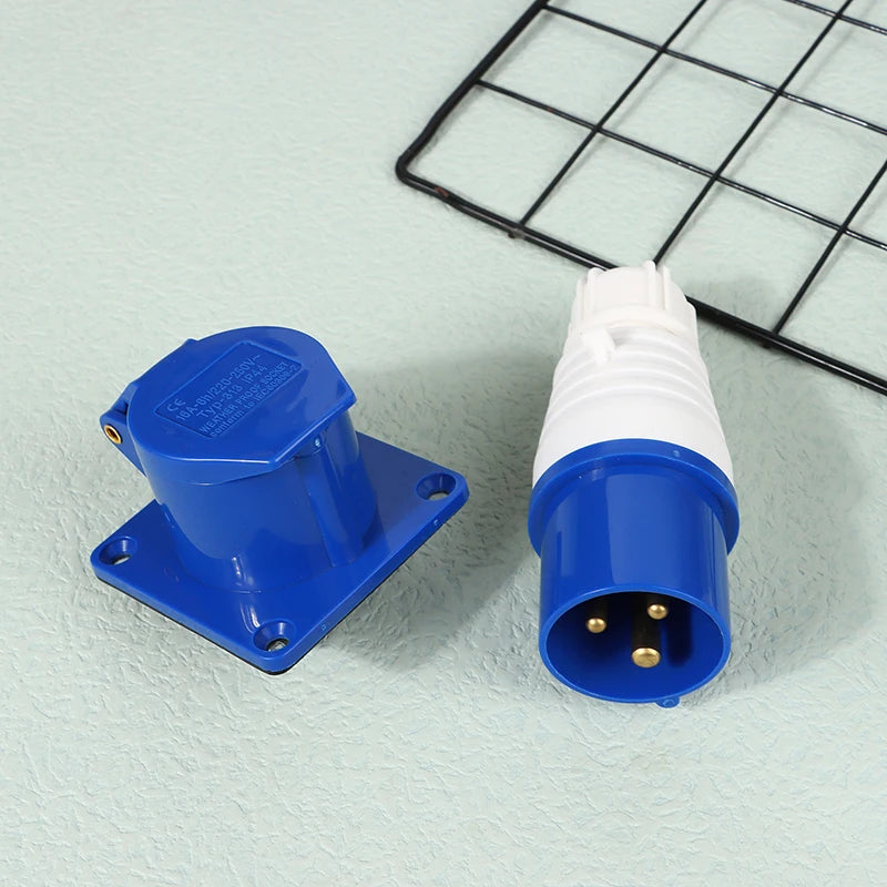 IP44 industrial waterproof plug and socket connector