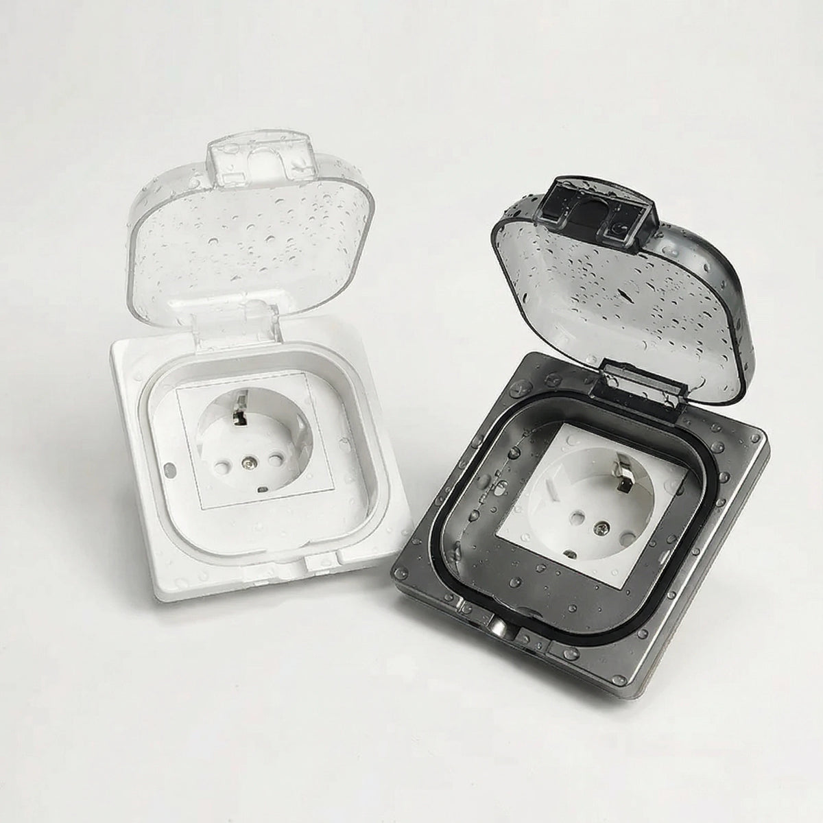 IP65 Waterproof Outdoor Socket, 16A High Power Wall Plate, 250V US/Tha ...