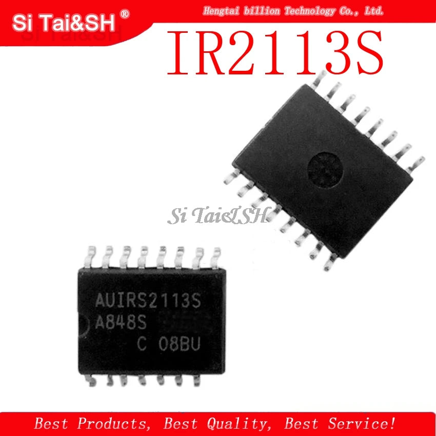 IR2113S MOSFET/IGBT driver IC in SOP-16 package, high-performance gate driver for electronics circuits and power control