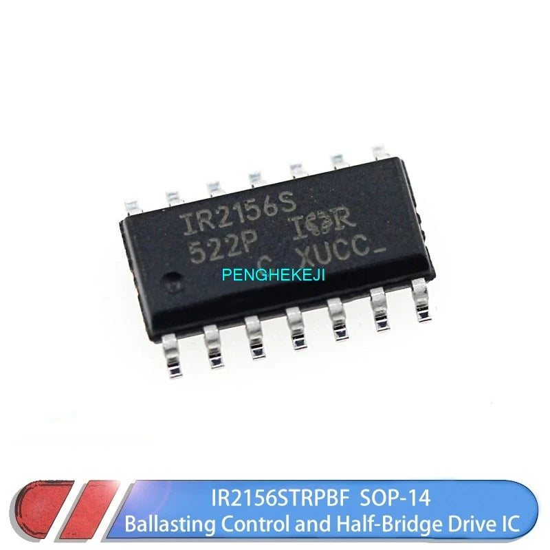 IR2156S SOIC-14 half-bridge driver and ballasting control IC for power supply and electronic circuit applications