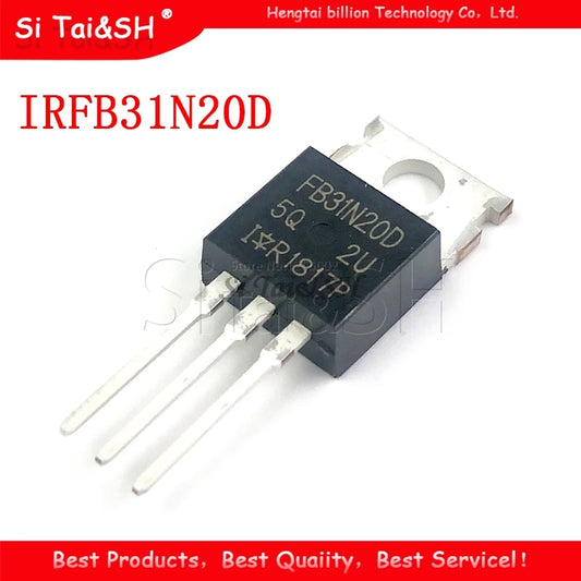 IRFB31N20D N-Channel MOSFET 200V 31A TO-220 power IC for electronic circuits and DIY power electronics projects