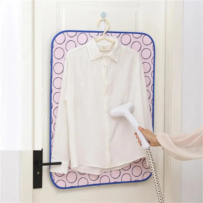 Non slip backing detail of waterproof soft ironing board mat