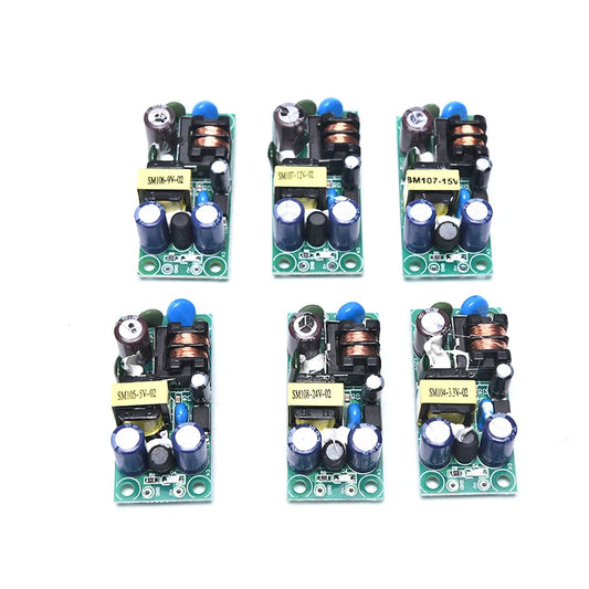 Close up of isolated AC DC switching power supply module board