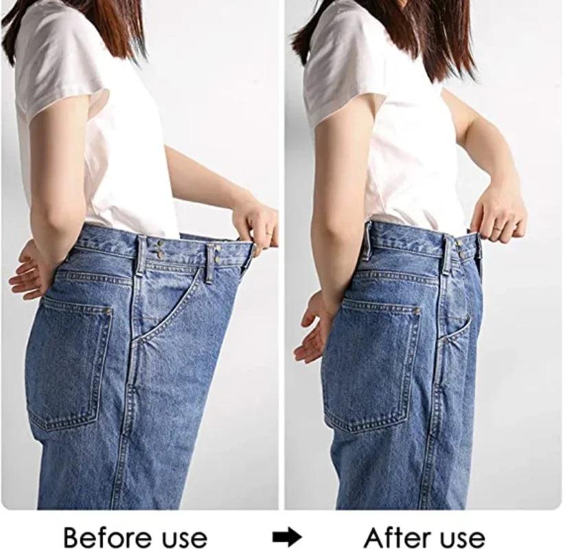 Jean button pins for adjustable waistband