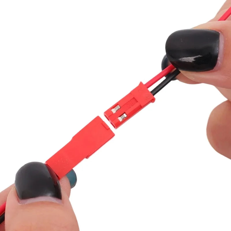 20 pieces JST male and female 2 Pin connectors for LED lamp strip wire connections