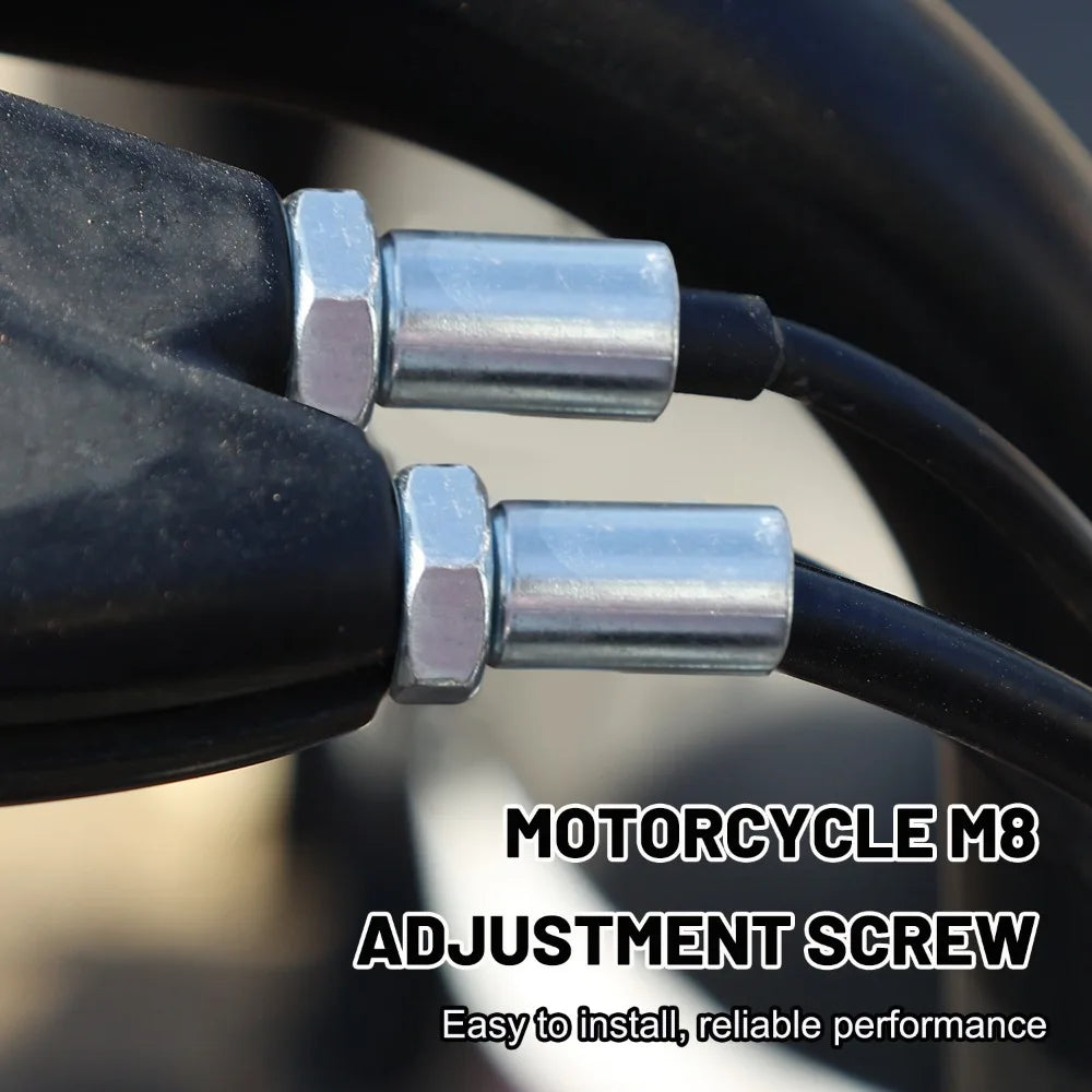 M8 hollow screw throttle cable part for kart and throttle system installation