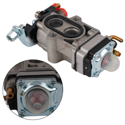 Carburetor replacement for Kawasaki KBH45A, KBL45A, KBH45B and KBL45B brushcuttersCarburetor installed on Kawasaki TJ45 brushcutter engine for reliable performance
