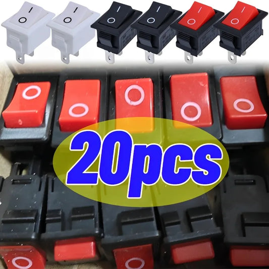KCD11 rocker switch 21x15mm SPST 2 pin