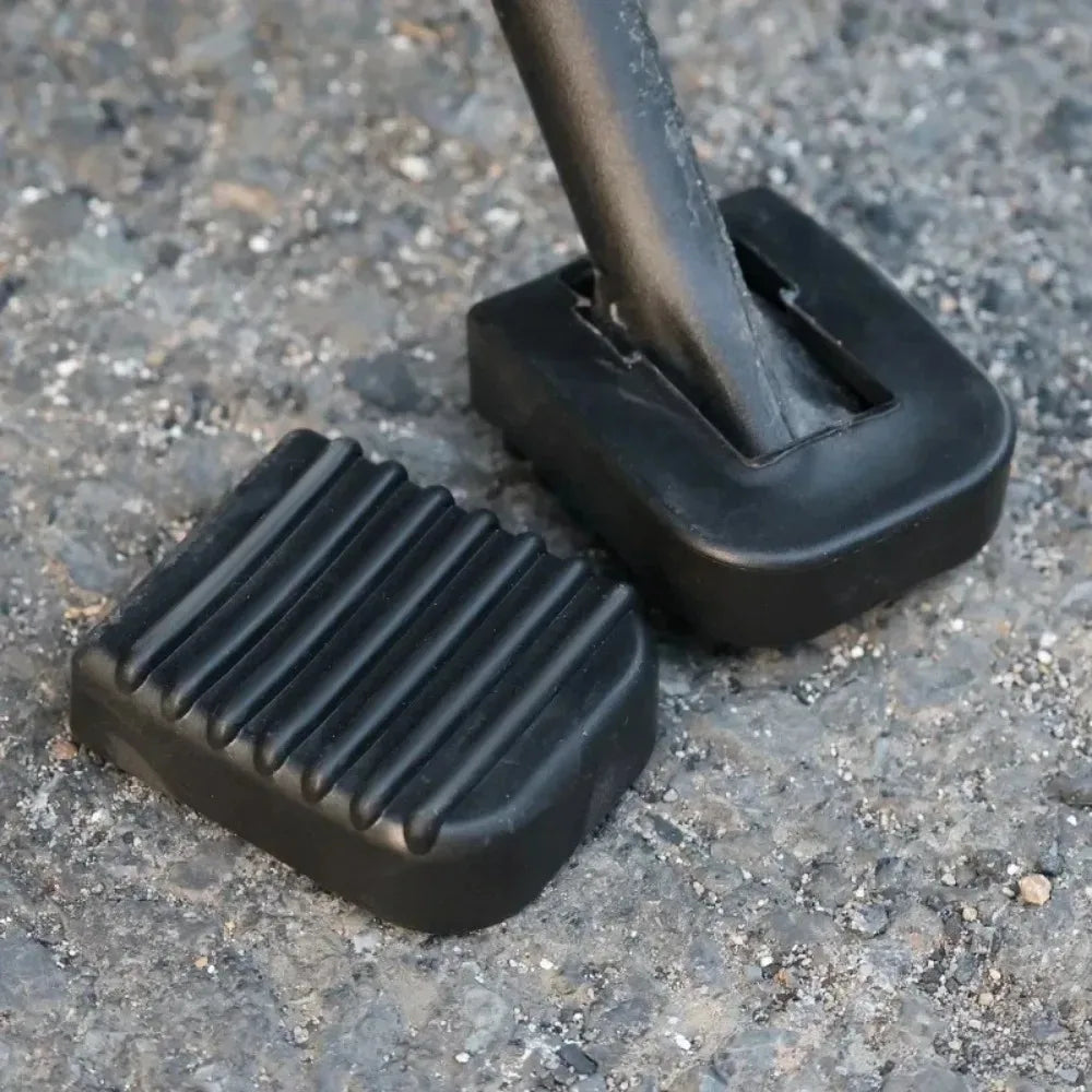 Motorbike kickstand base holder pad