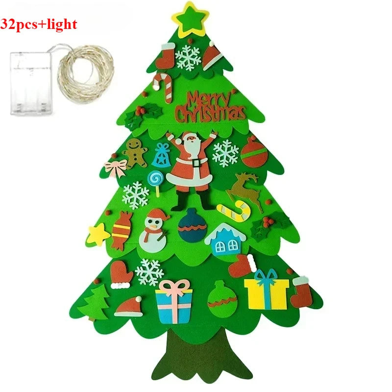 Kids craft decoration for Xmas and New Year celebrations