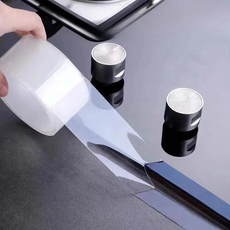 Nano adhesive tape for kitchen bathroom sink