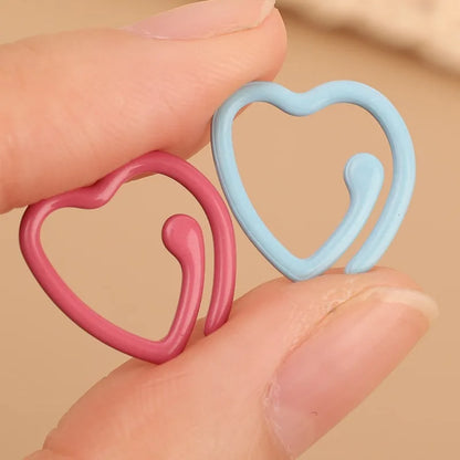 Reusable locking stitch markers for knitting