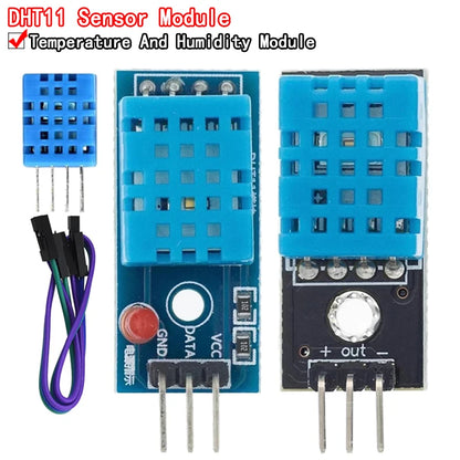 KY-015 DHT11 digital temperature and humidity sensor module with PCB for Arduino and DIY electronic projects