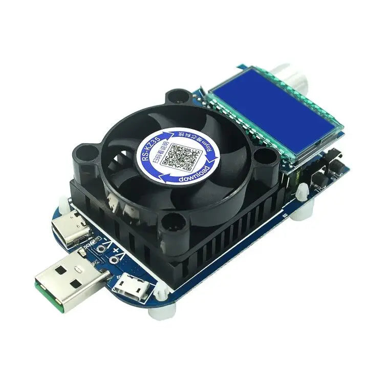 KZ35 USB Type-C electronic load battery tester for QC2.0 QC3.0 AFC FCP trigger and discharge capacity measurement