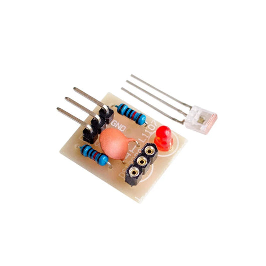 Non-modulator tube laser sensor module with receiver for Arduino DIY electronics and distance detection projects