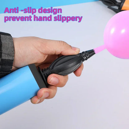 Air inflator pump for latex and foil balloons