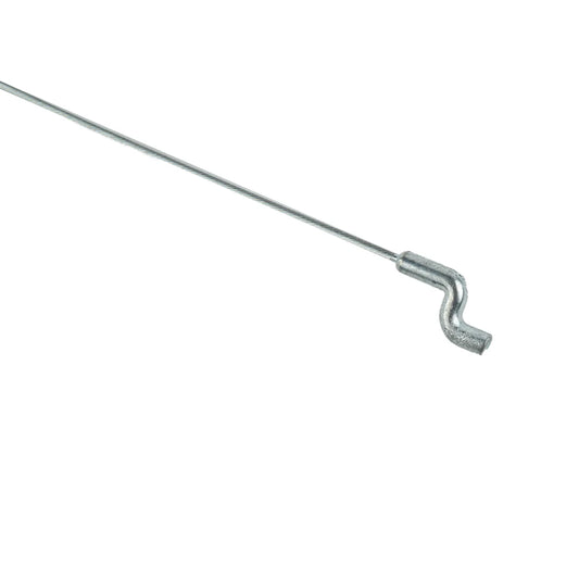 Lawn mower throttle cable showing Z-hook connection, 1.5mm diameter rope, 200cm length