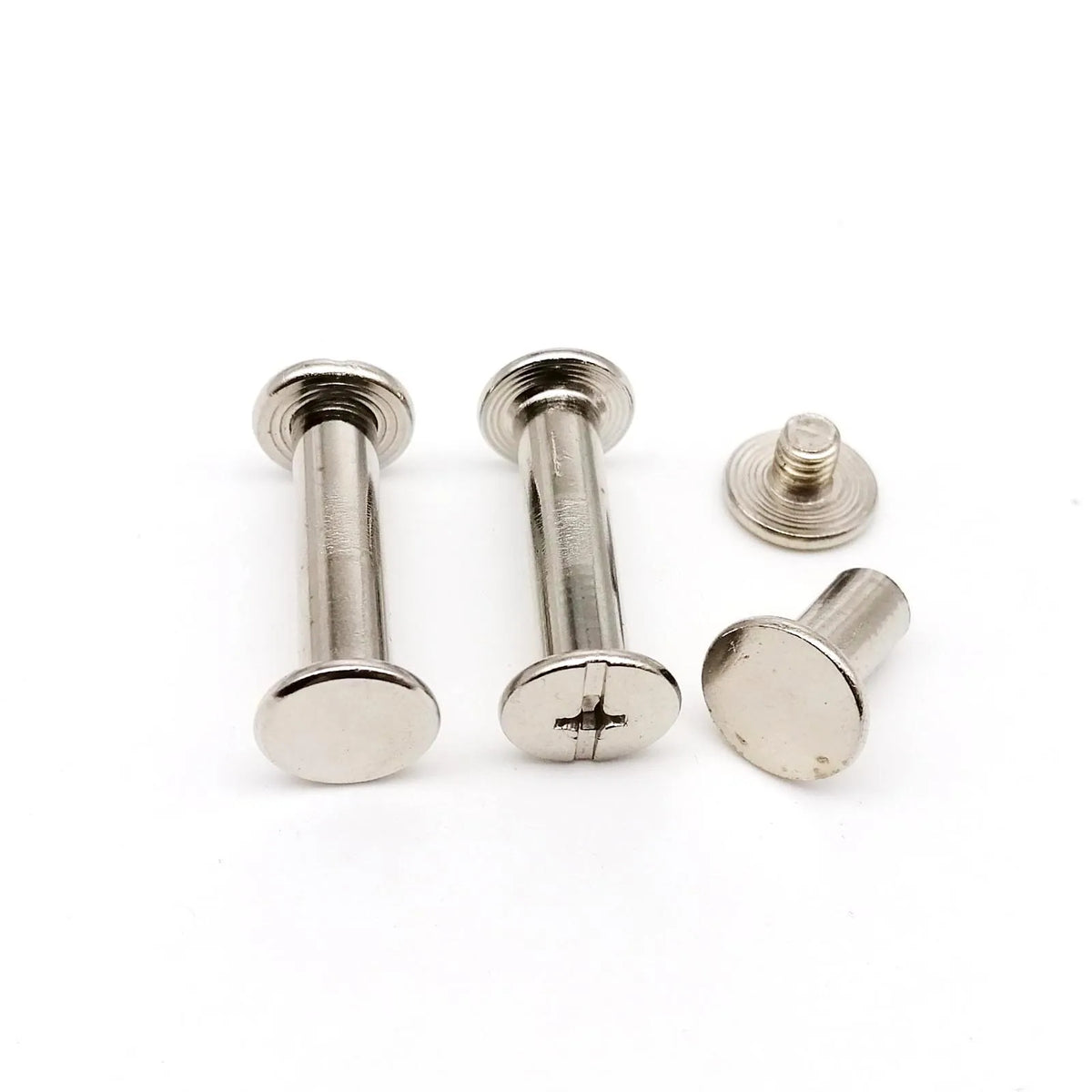 Screw Bag Rivets M5 Steel Chicago Screw Rivet Bolt Leather Bags Belts 5–50mm – Keszoox